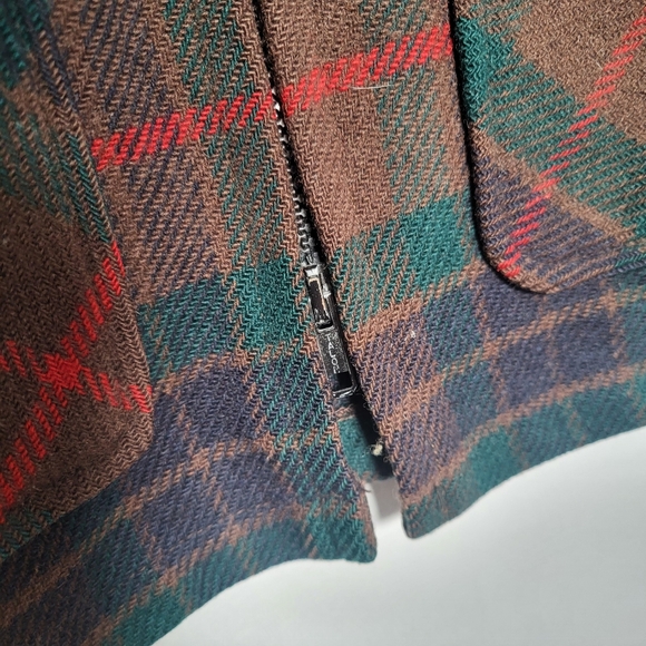 👕🌶 Vintage Pendleton Plaid Heavyweight Long Flannel Jacket - Picture 5 of 9